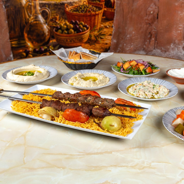 Meat Skewers Combo.