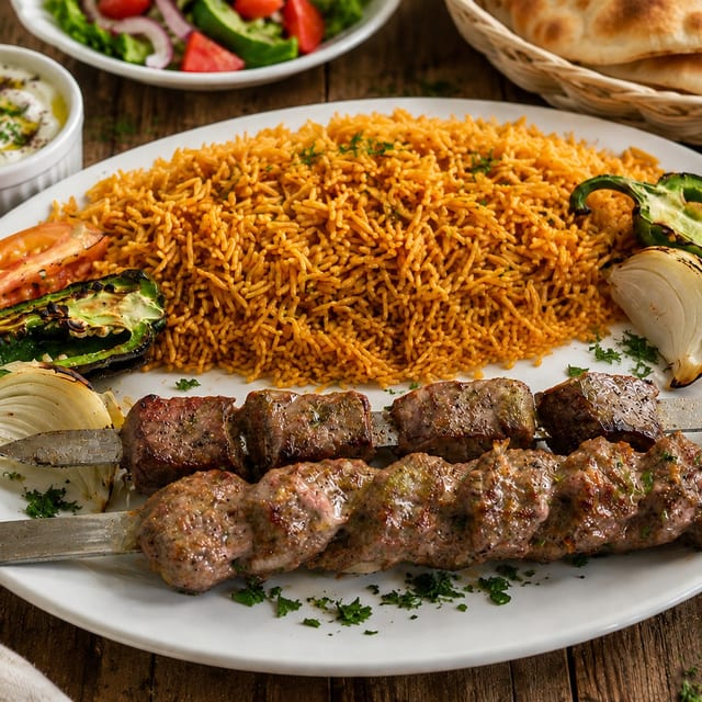 Meat Skewers Combo.