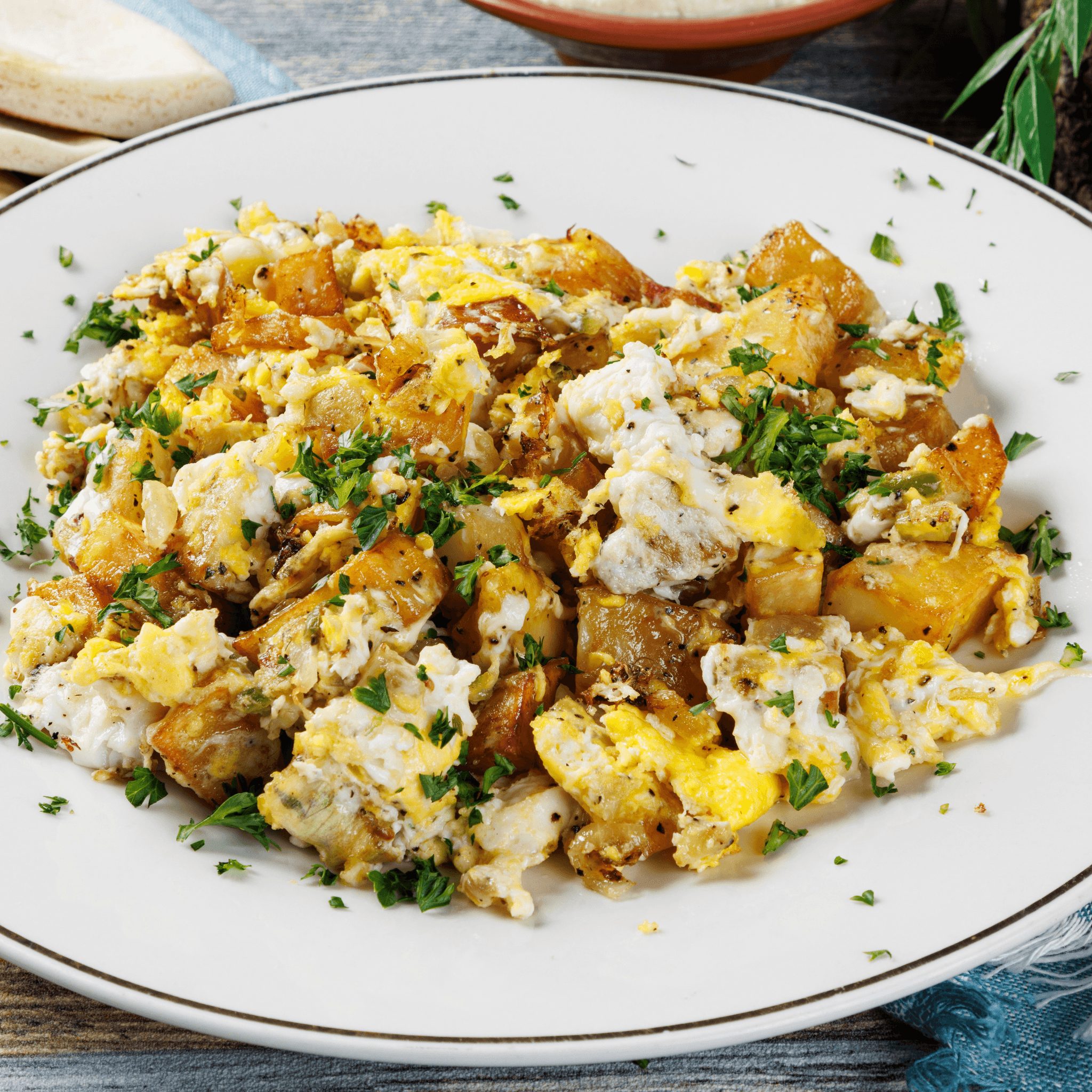 Potato and Eggs Skillet.