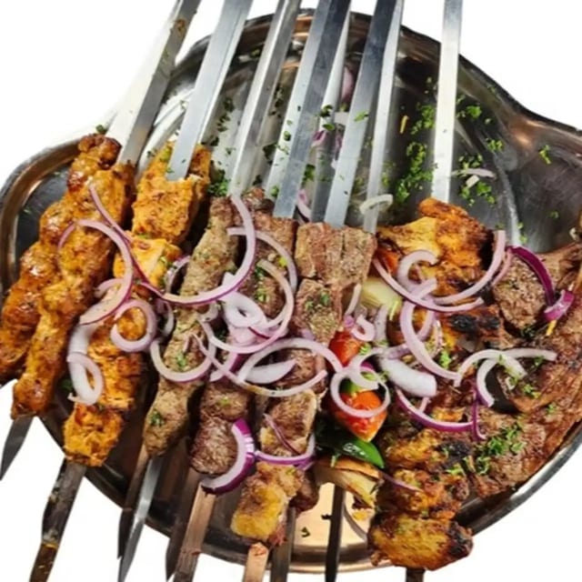 FEEDS 10 PEOPLE — 20 SKEWERS, MEAT ONLY.